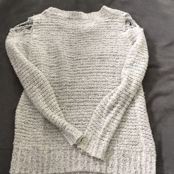 Forever 21 Open Stitch Shoulder Sweater - Picture 2 of 3
